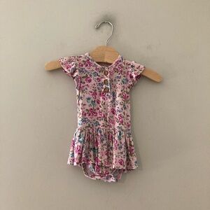 $20 ADD ON‎ posh peanut bamboo floral twirl ballerina 3-6M Zara Hanna Andersson